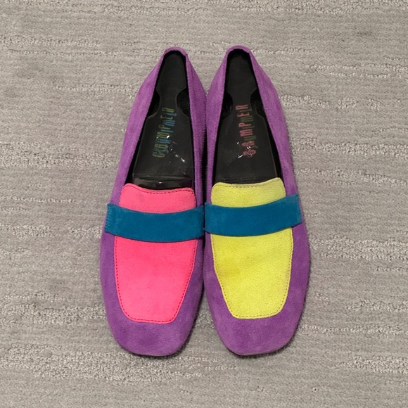 Camper – Colorblock Suede Loafer MULTI - Size 37 - Picture 1 of 3